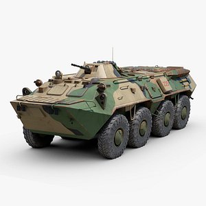 3D BTR 80 Camo