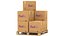 팔레트가 있는 Fedex 골판지 상자