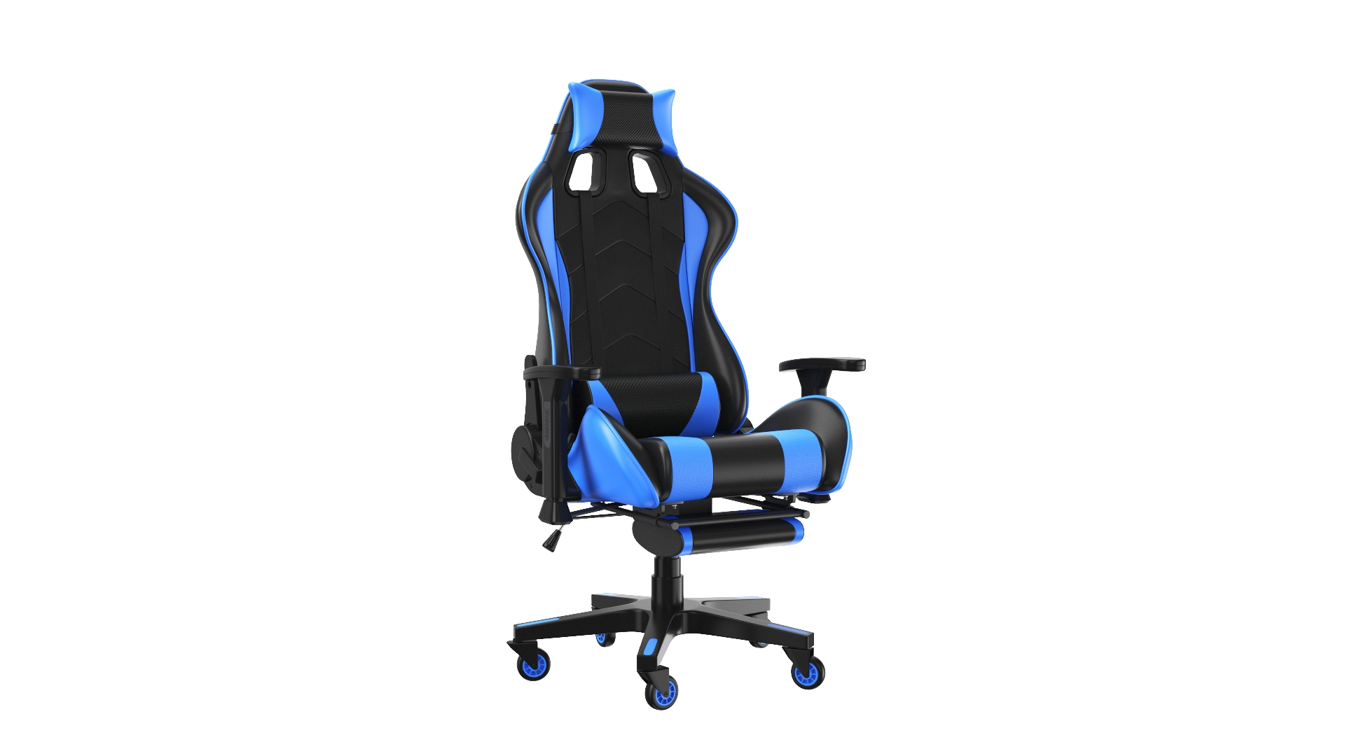 Blue Gaming Chair 3D Model TurboSquid 1832931