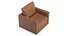 Chaise pivotante en cuir Gather