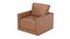 Chaise pivotante en cuir Gather