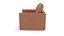 Chaise pivotante en cuir Gather