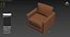 Chaise pivotante en cuir Gather