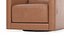 Chaise pivotante en cuir Gather