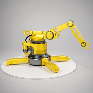 Sci-Fi Model 3D robotic arm 3D model