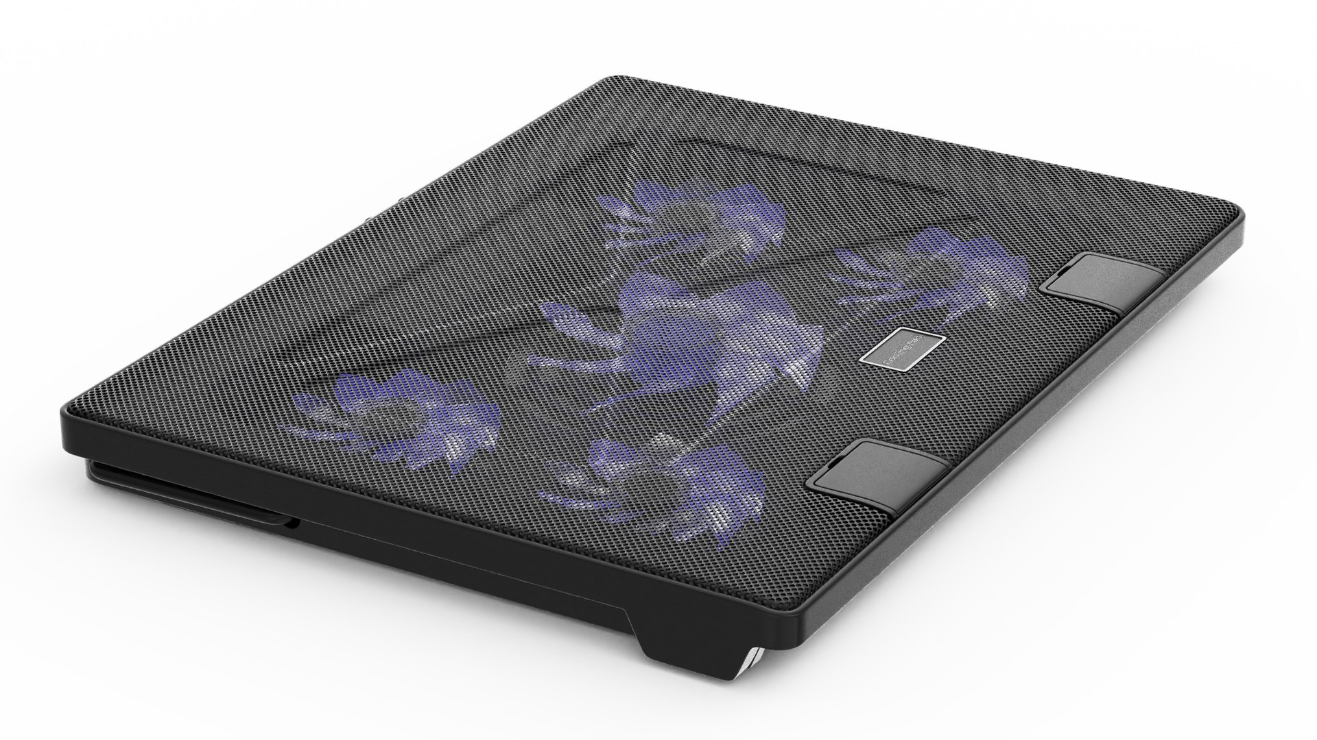 Laptop Cooling Stand with Blue LED Light 3D model preview