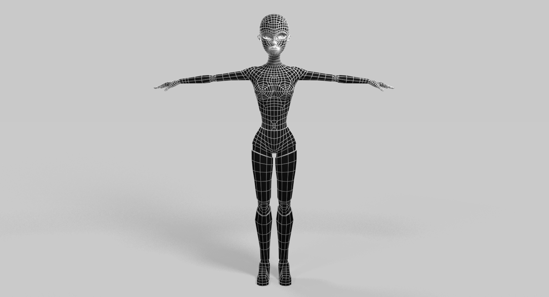 3D Model Sci-fi Girl Character - TurboSquid 1354571