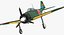 wwii fighter aircraft 3D model