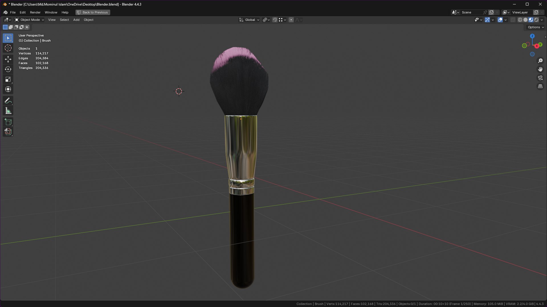 Make Up Brush PBR 21 model https://p.turbosquid.com/ts-thumb/sz/70MAbh/XX/screenshot20250621002534/png/1750443995/1920x1080/fit_q87/d11077a08564d919205ac9f6e32c1e635009dad9/screenshot20250621002534.jpg