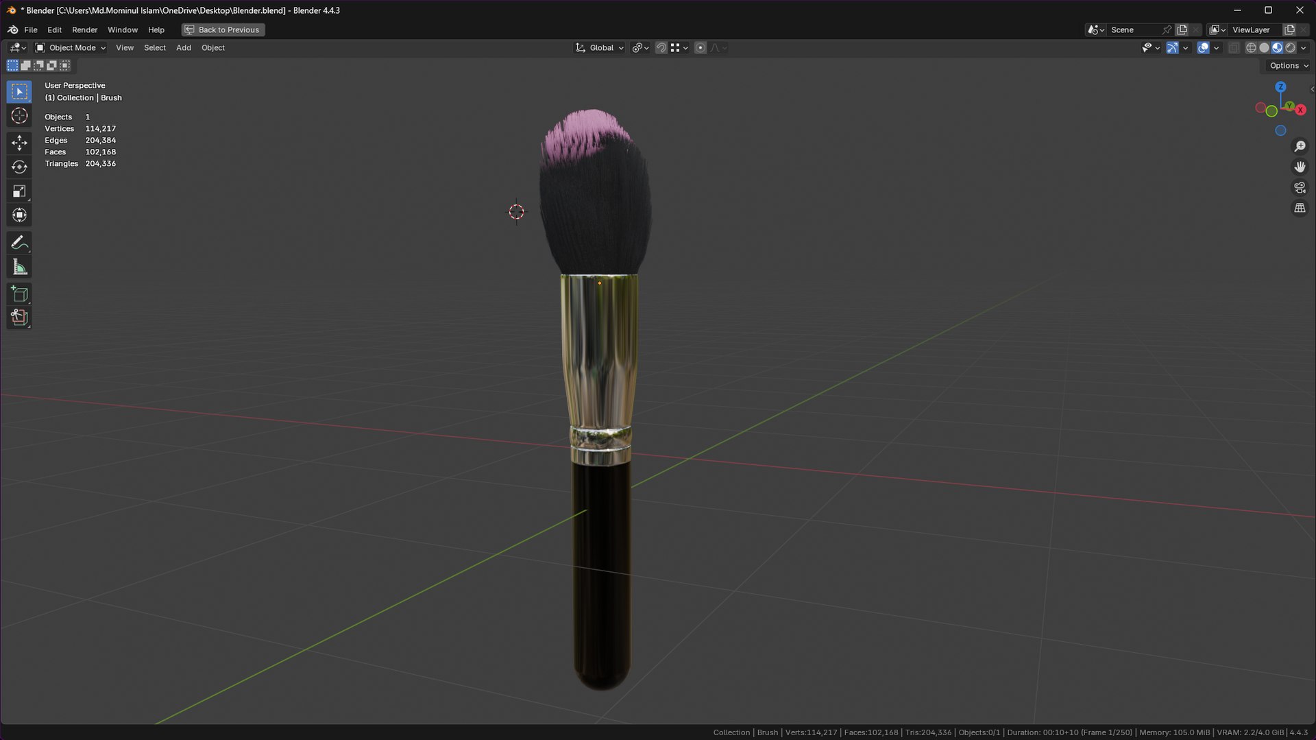 Make Up Brush PBR 21 model https://p.turbosquid.com/ts-thumb/sz/70MAbh/oI/screenshot20250621002522/png/1750444002/1920x1080/fit_q87/0429874851d60c01c1ca9b888f6e9b85658c0ea3/screenshot20250621002522.jpg