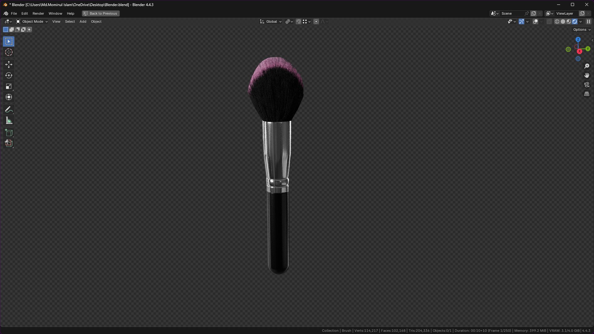 Make Up Brush PBR 21 model https://p.turbosquid.com/ts-thumb/sz/70MAbh/wg/screenshot20250621002654/png/1750444086/1920x1080/fit_q87/cded564cd9f837739365d94da1b23dc1457316f0/screenshot20250621002654.jpg