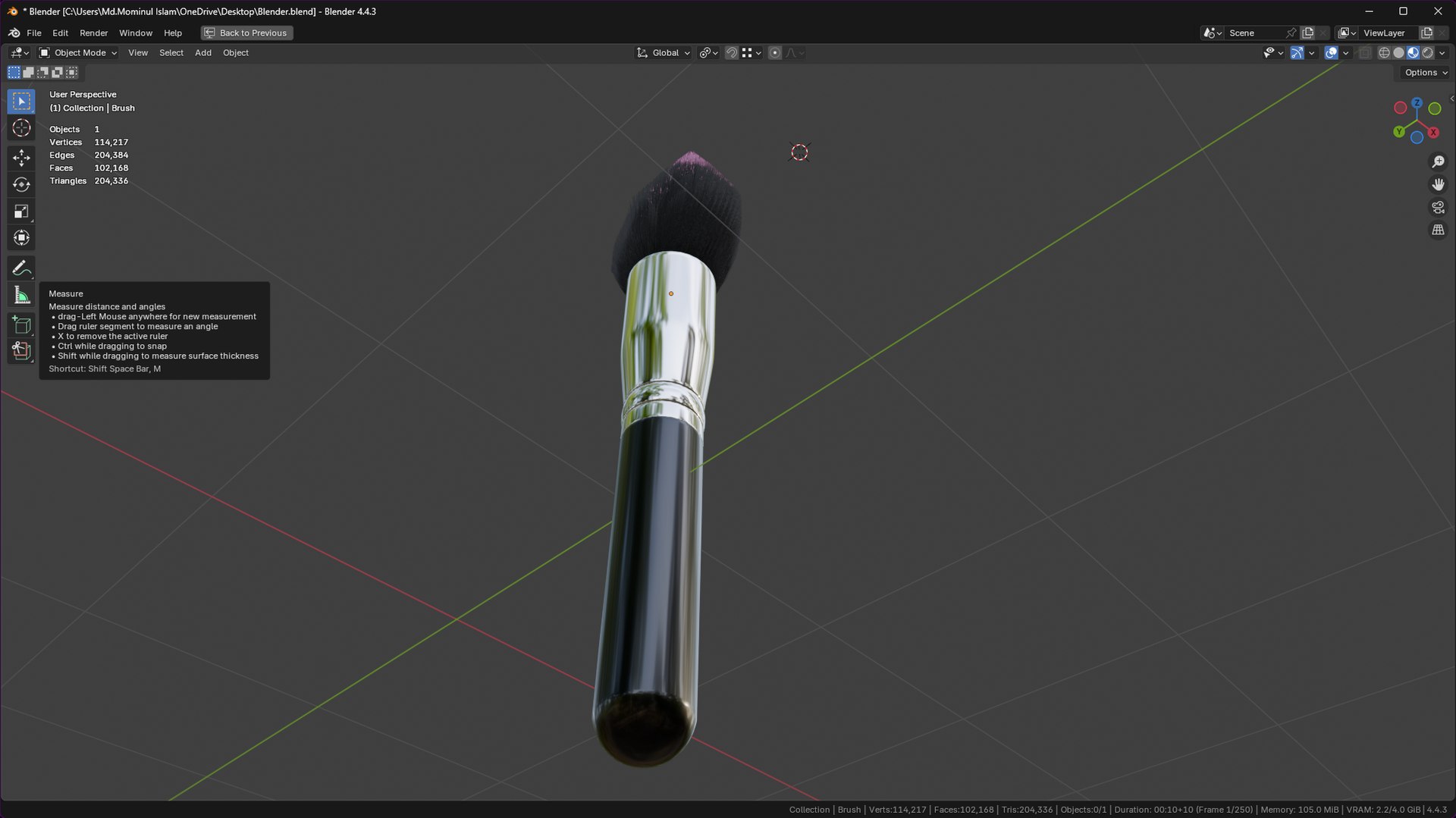 Make Up Brush PBR 21 model https://p.turbosquid.com/ts-thumb/sz/70MAbh/zc/screenshot20250621002540/png/1750443985/1920x1080/fit_q87/f8f2ca8fffa56f587f66855eb79ff5cfdca0da80/screenshot20250621002540.jpg