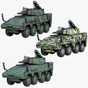 Skyranger 30 Air Defence Tower System X3 Camos Package 3D model