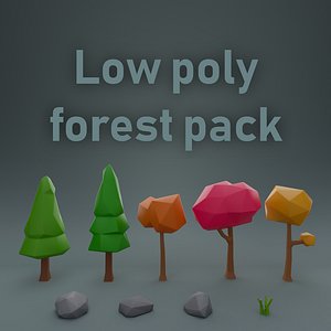 pack tree rock model