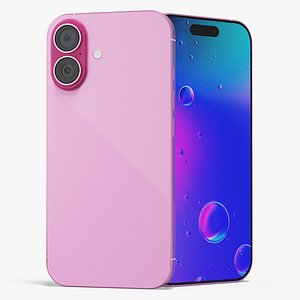 Mobile Phone Pink 3D model