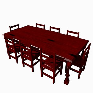 obj 8x4 dining table