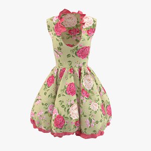 3D dress cloth model