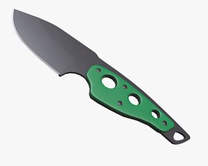 Low Poly Knife 01
