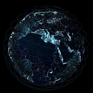 Earth Sci fi Globe Map