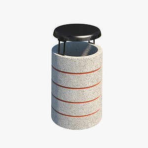 3D model Street Bin
