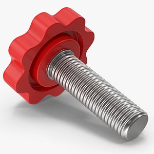 3D Bolt With Plastic Handle model