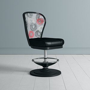 casino bar stool 3D model