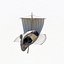 Viking ship drakkar 3d model