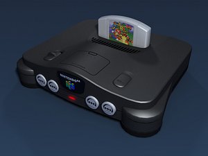 Nintendo 64 Video Game System with Cartridge