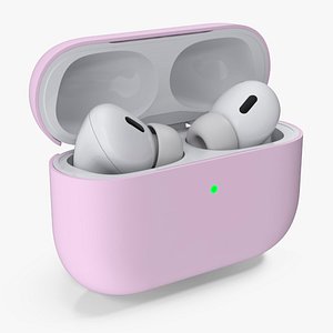 Apple AirPods Pro 2 USB-C with Silicone Case Pink
