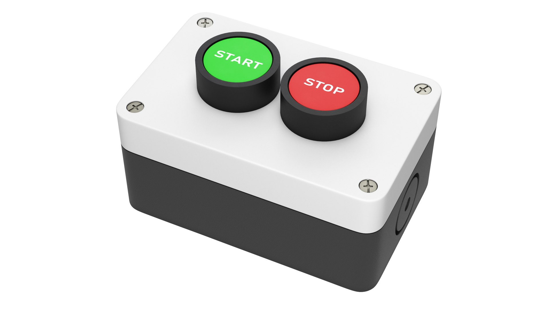 Pushbutton Switch 3D Model - TurboSquid 1968489