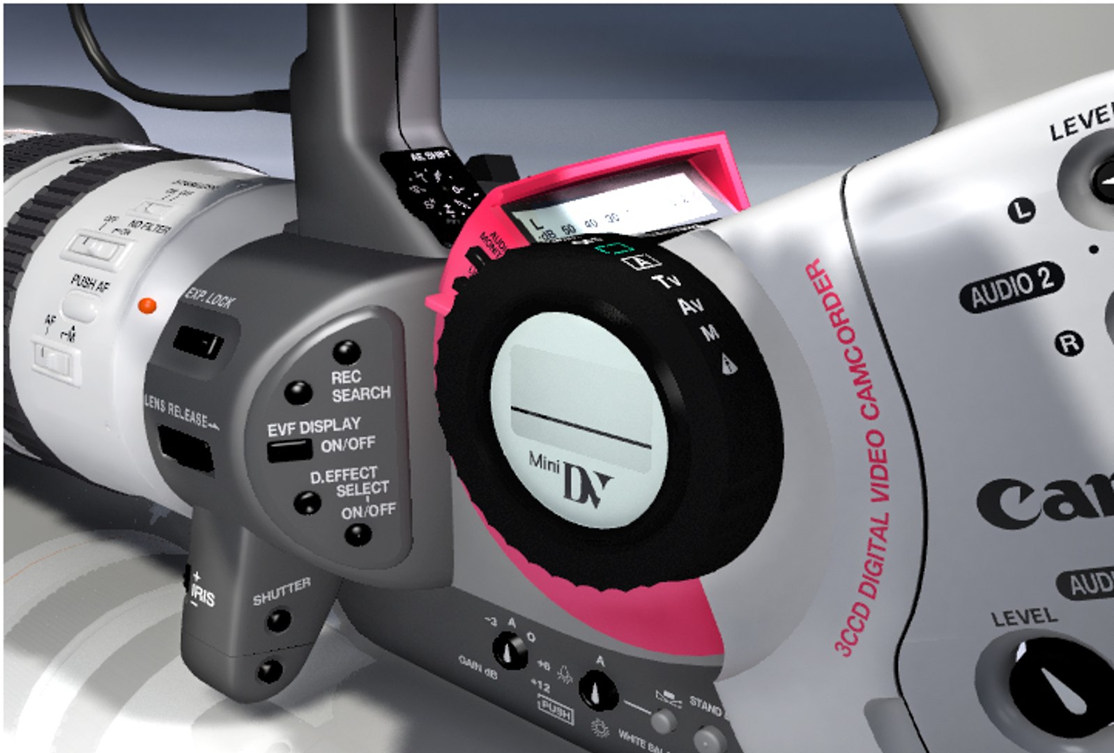 lightwave canon camcorder