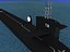 3d model missile ohio class submarines