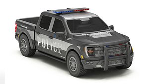 3D model Car Police 14