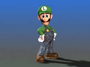 Luigi Video Game Character