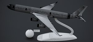 3D AIRBUS A340-300 OFFICE FLOOR MODEL BASE 2024 FBX