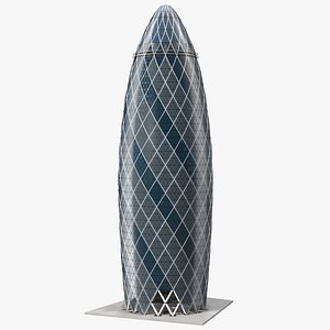 3D model Commercial Skyscraper 30 St Mary Axe