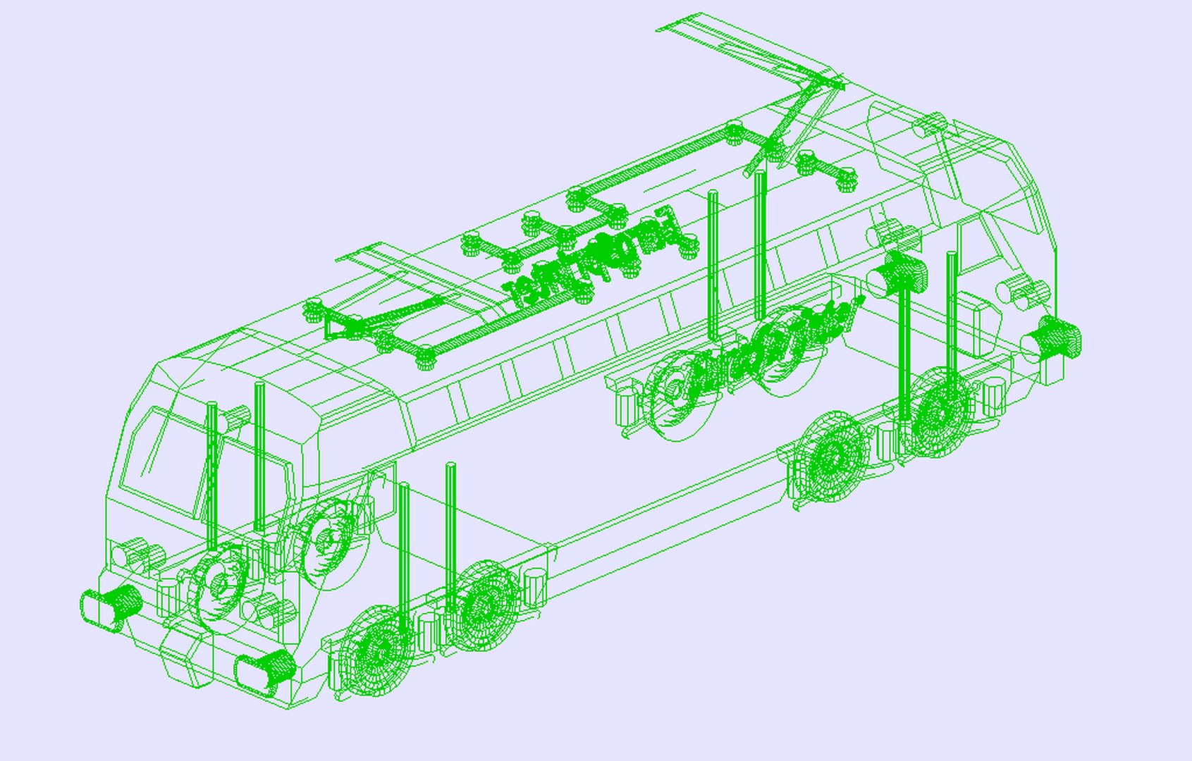 Eurosprinter Electric Locomotive 3D Model - TurboSquid 1707673