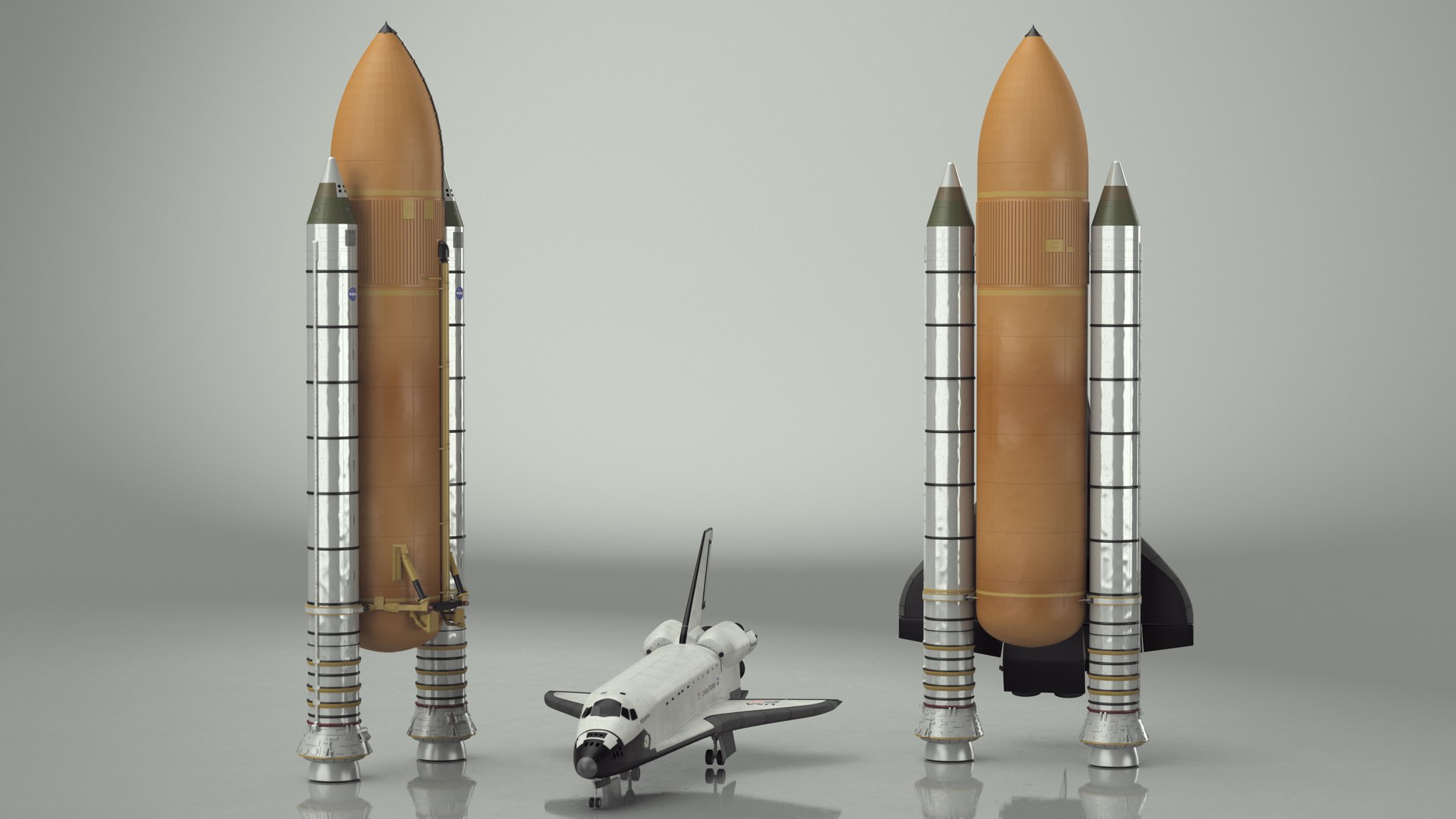 Space Shuttle with External Tank and Solid Rocket Boosters 3D model https://p.turbosquid.com/ts-thumb/sz/t0f9y5/Op/spaceshuttlewithexternaltankandsolidrocketboostersvray3dmodel016/jpg/1719525997/1920x1080/fit_q87/15fd23b354866afeeab630a6b460dc525718ed8a/spaceshuttlewithexternaltankandsolidrocketboostersvray3dmodel016.jpg