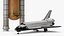 Space Shuttle with External Tank and Solid Rocket Boosters