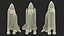 Space Shuttle with External Tank and Solid Rocket Boosters