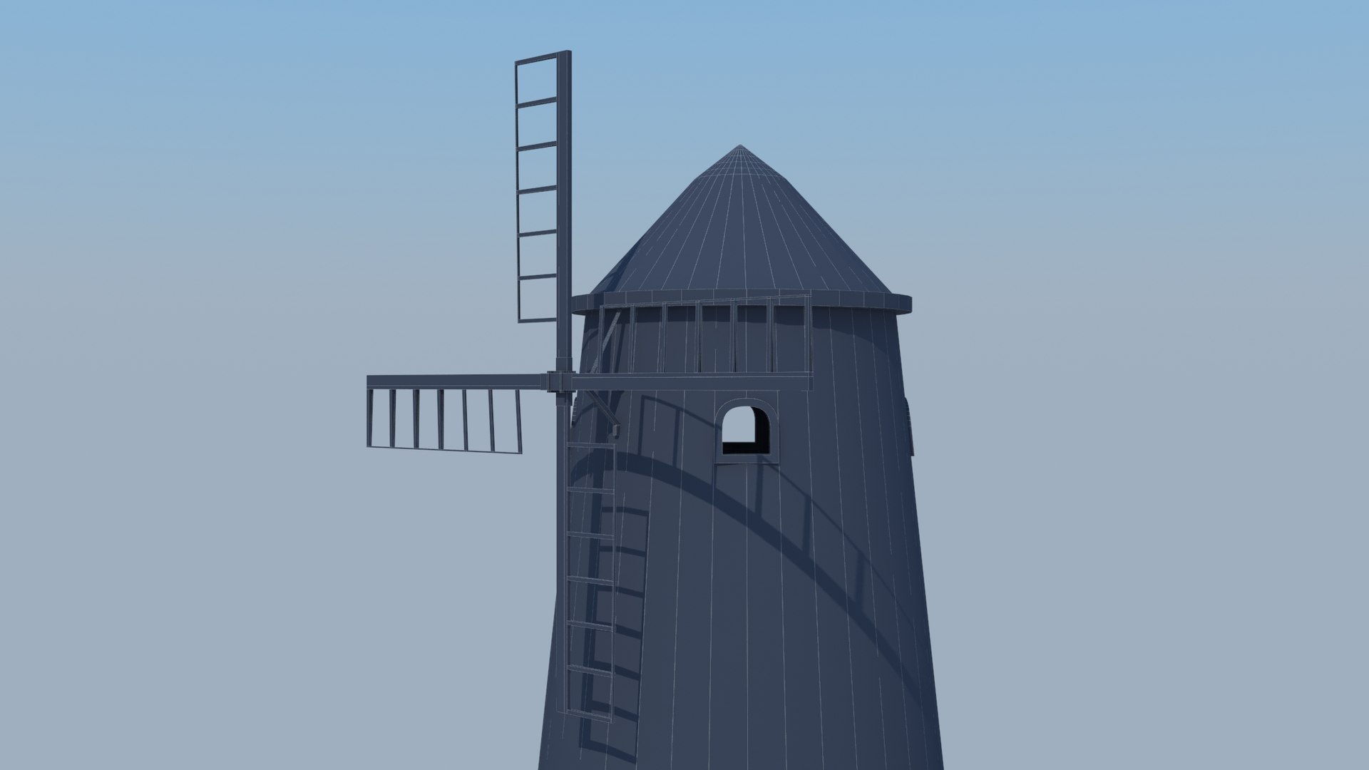 Windmill wind grinder model - TurboSquid 1575926