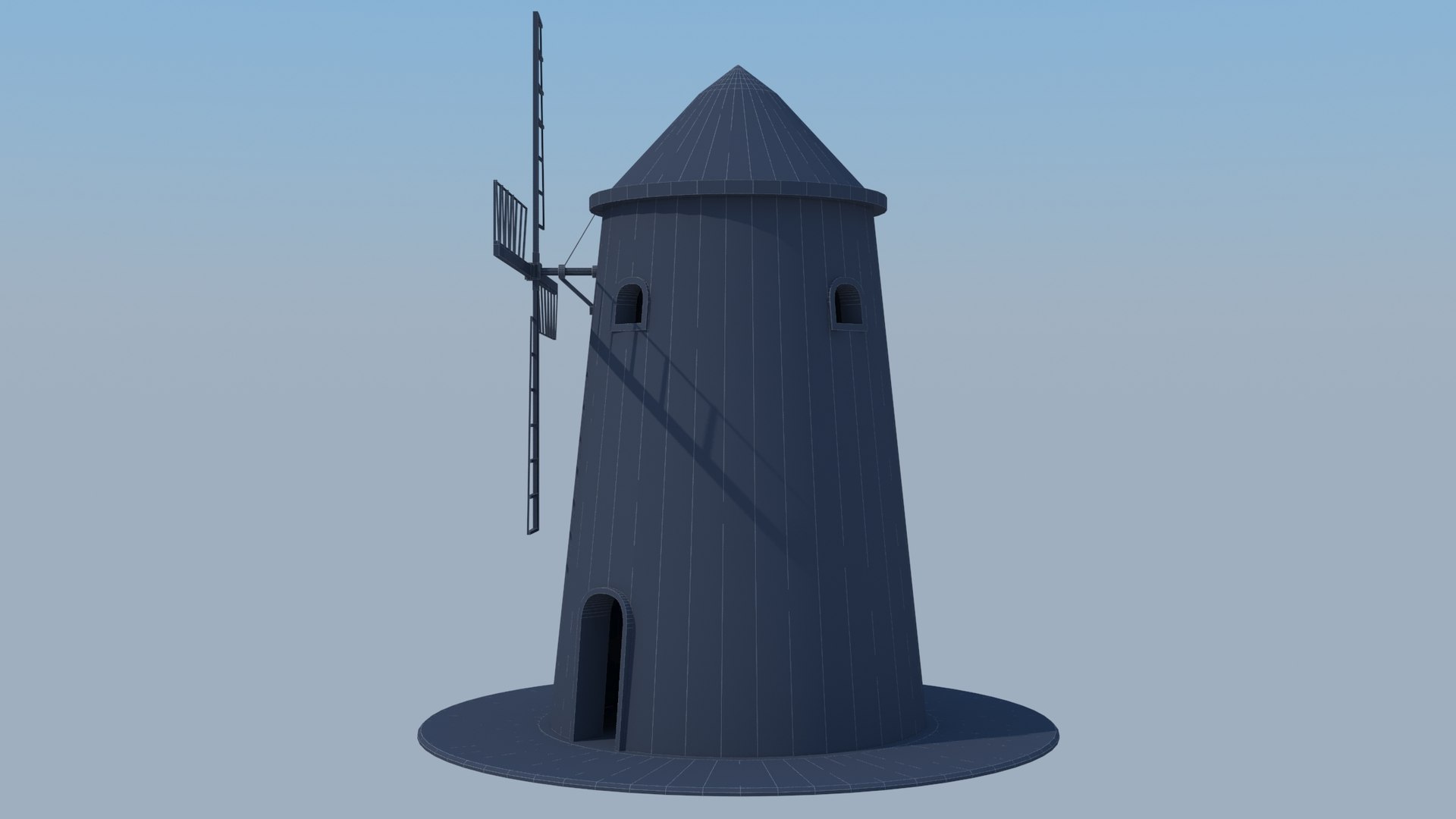 Windmill Wind Grinder Model - Turbosquid 1575926