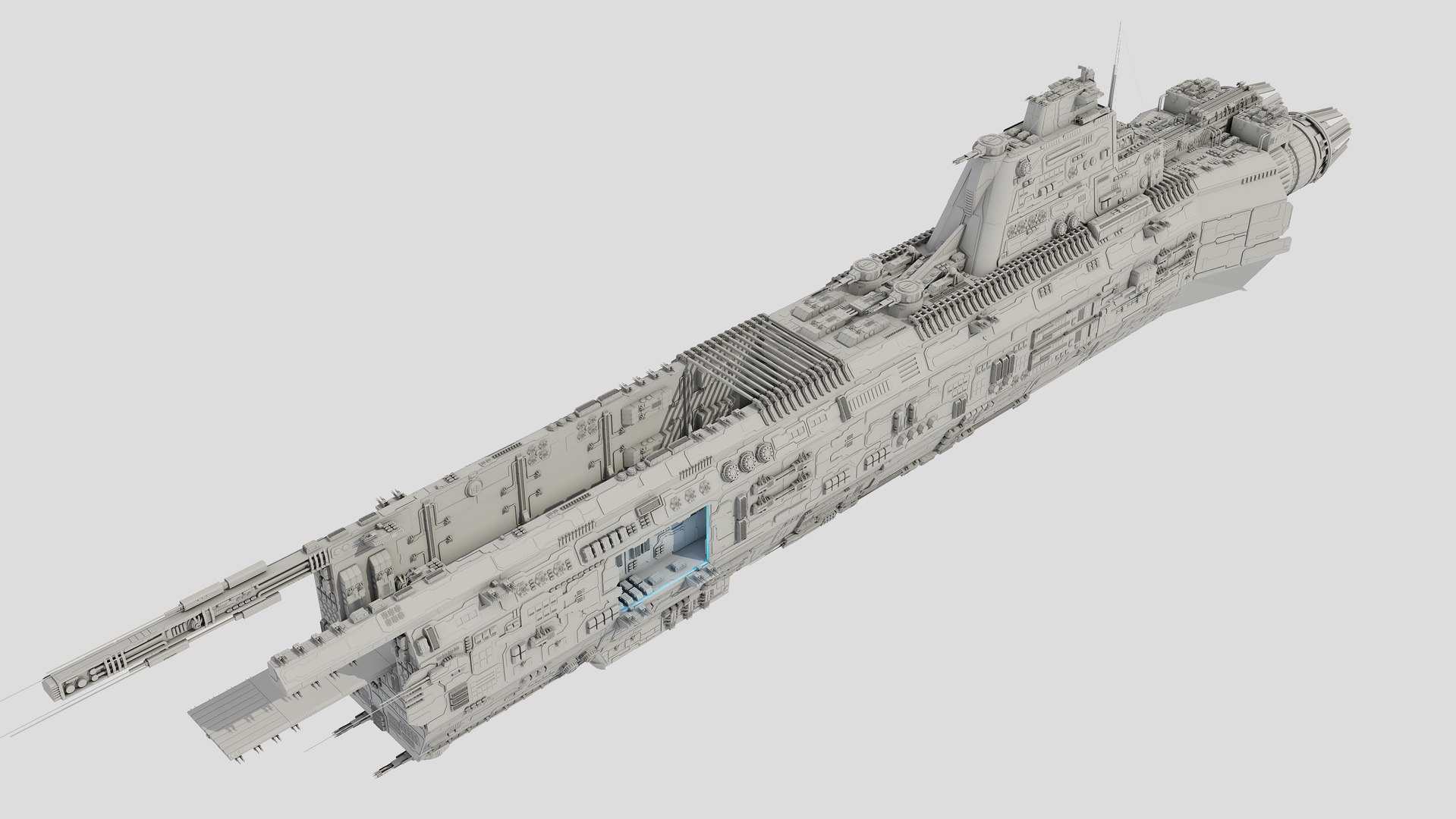 3d space carrier saratoga class