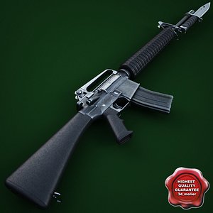 M16 A4 with M9 Bayonet