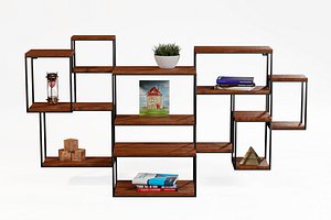 Modern Shelves 3D model