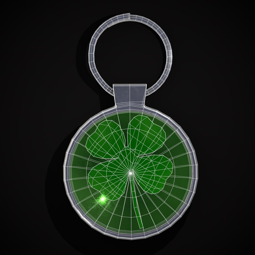 Clover Key Ring 3D Model - TurboSquid 2052822