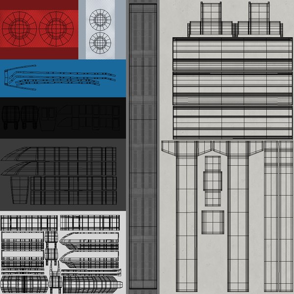 Monorail model - TurboSquid 1768166