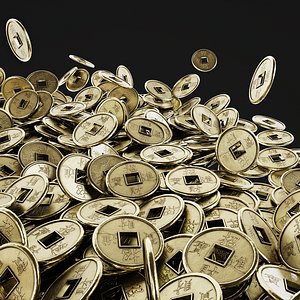 Chinese Coin 3D model