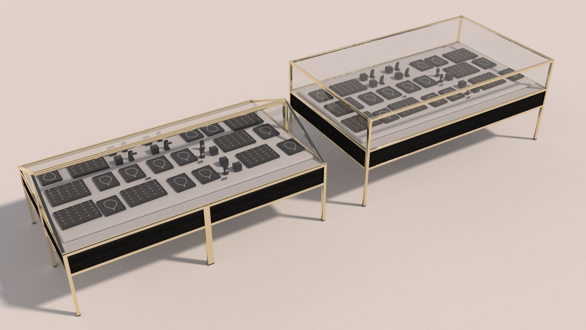 Jewelry Counters And Display Cases 3D Model - TurboSquid 2353464