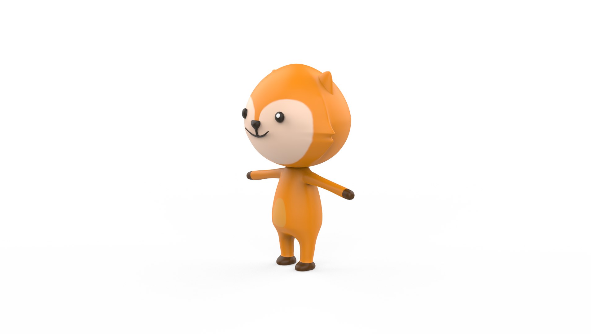 3D Stylized Character 001 Fox model - TurboSquid 2170983